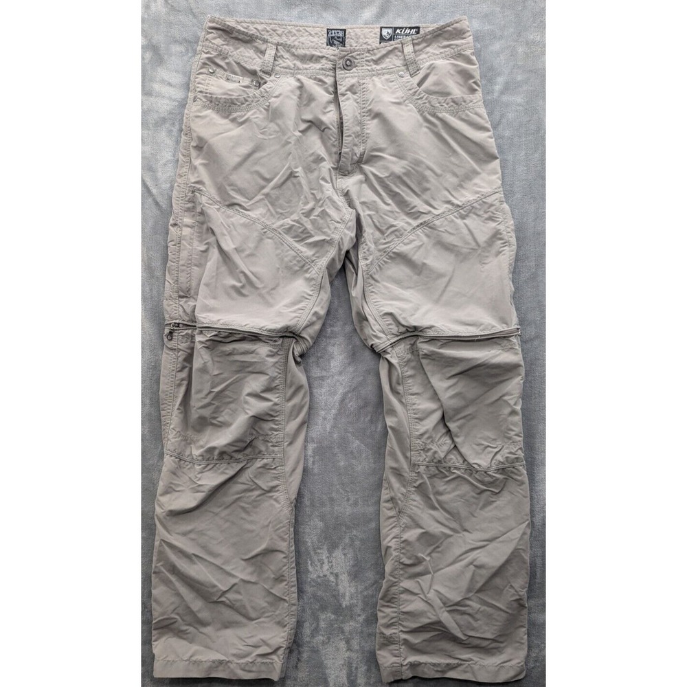Kuhl Pants Renegade Convertible Men 33x30 Stealth Zip Off Cargo Hiking Gorpcore